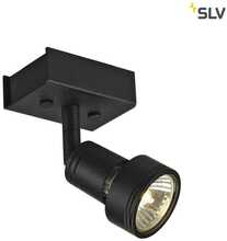 Pinnapealne laevalgusti Slv Puri 1, 147360, GU10, max. 50W, matt must