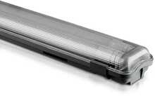 Laelamp V-TAC VT-12023, 2x18W, 6400K, 120 cm, veekindel, must