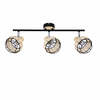 Laelamp Candellux Tajga, 3xE14, 40W, must, rotang