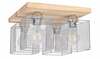 Laelamp Spot-Light Norman Wood, 8175474, 4xE27, 25W, 230V, matt tamm