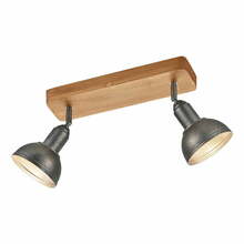 Laevalgusti Trio Delhi, 803400267, E14, 2x40W, tumehall/naturaalne