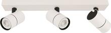 Pinnapealne laevalgusti Italux LACONI, 3xGU10, 35W, valge/must
