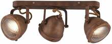 Laevalgusti Candellux Frodo, 93-71088, 3xGU10, 3x40W, rusty