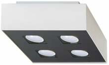 Laelamp Sollux Mono 4, 160 W, GU10, valge
