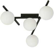 Laelamp Emibig Smart 4, 4xE14, 40 W, must/valge