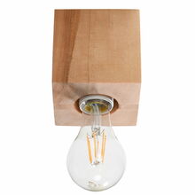 Laelamp Sollux Ariz, 1xE27, 60W, naturaalne puit