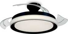Laeventilaator koos valgustiga Philips Bliss, 929004081701, 35 W, 5500/4000/2700K, must