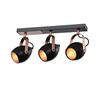 Laelamp Candellux Anica, 3xE14, 40W, 230V, must/vask