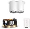 Laelamp Philips Hue Pillar, 2x5W, GU10, 230V, valge, dimmeriga