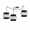 Laelamp Candellux Lighting Benta P, 33-17864, 3x40W, E27, must/kreem varjund
