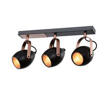Laelamp Candellux Anica, 3xE14, 40W, 230V, must/vask