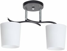 Laelamp Candellux Esnyr, 32-22653, 2xE27, 40W, must/valge