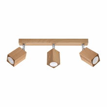 Laevalgusti Sollux Keke, 3xGU10, 40W, tamm