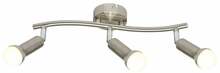 Laelamp Candellux Arc, 93-63465, 3xE14, 40W, satin nickel