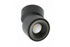 Laevalgusti GTV Bianco, LED, 15W, 1500lm, 4000K, ümmargune, must