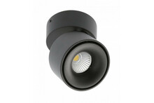 Laevalgusti GTV Bianco, LED, 15W, 1500lm, 4000K, ümmargune, must