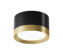 Laelamp Maytoni Hoop C086CL-GX53-SRD-BG, 1xGX53, 15W, 230V, must/kuldne