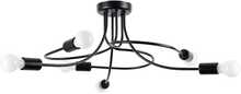 Laelamp Sollux Levar 6, SL.1456, 6xE27, 15W, 230V, must