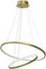 Rippvalgusti Domoletti Ronday, 60 cm, 51W, LED, 4000 K, kuldne