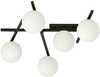 Laelamp Emibig Smart 5, 5xE14, 50 W, must/valge