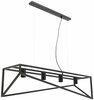 Rippvalgusti Eltap Eluvies, 60 W, E27, 100x125x25 cm, must
