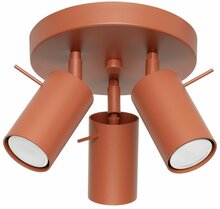 Laelamp Sollux Ring SL.1509, 3xGU10, 30W, punane