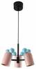 Rippvalgusti GTV Mouse II, 2677, 3*E27, maks. 25 W, IP20, roosa/helesinine