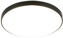 Laeplaatvalgusti LED Reality Spica, IP44, 18 W, 4000 K, 2000 lm, must, 27 x 6 cm
