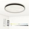Laelamp Tope Boston, 2x36W, 3000-6500 K, must, 45 cm läbimõõt