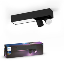 Laelamp Philips Hue Centris, 5061030P7, 2-spot, 6 W, GU10, 2000 - 6500 K, must