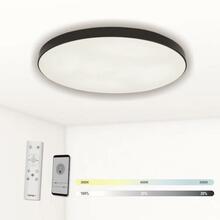 Laelamp Tope Boston, 2x36W, 3000-6500 K, must, 45 cm läbimõõt
