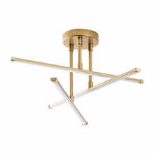 Laelamp Opviq Ledflower-13650, kuldne, 26 x 51 cm