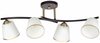 Laelamp Candellux Lighting Greco, 4x40W, E27, must/kuldne