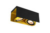 Laelamp GTV Verso, 4212, 31 cm x 14 cm x 13 cm, must/kuldne, AC220-240V, IP20