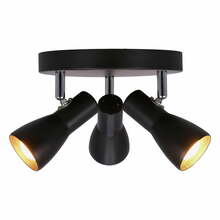 Laevalgusti Candellux Picardo, 29 x 29 cm, matt must