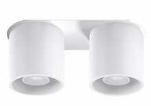 Laelamp Sollux Orbis 2, 2xGU10, 40 W, valge