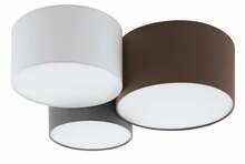 Laelamp Eglo Pastore 97479, 3xE27, 60W, 49,5x61 cm, hall/pruun