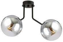 Laelamp Emibig Nova 2, E14, 2x10 W, must/grafiit