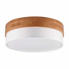 Laelamp Trio Seasons 611500301, E27, valge/naturaalne, tekstiilist kupliga