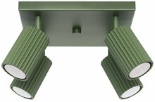 Laelamp Sollux Karbon SL.1621, 4xGU10, 40W, oliivroheline