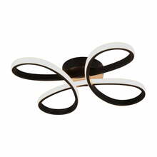 Laelamp Trio Fly, 645610132, 22 W, 4000 K, must, 40x40 cm