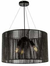 Ripplaevalgusti GTV Foresto 5772, 3*E27, 40W, dia. 50 cm, must