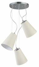 Rippvalgusti GTV Kasel 5314, 40 W, E27, ø 46 cm, kreemjas