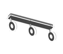 Laevalgusti Milagro Sole, 3xLED, 5W, 230V
