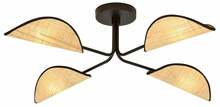 Laelamp Emibig Gomez 4 Rattan, E14, 4 x 10 W