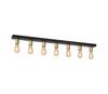 Laevalgusti Luminex Filo, 7xE27, 60W, must/kuldne