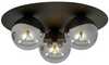 Laelamp Emibig Solar 3, 3xE14, 10W, 230V, must/grafiit