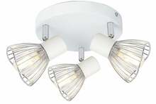 Laelamp Candellux Fly 5598-61980, 40 W, E14, valge/hõbedane