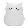 Laelamp Redleaf Silly Owl, silikoonist LED