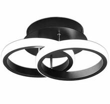Laelamp Aptel LED Ceiling LAMP 2 LED ribaga, 20W, must, ZD110